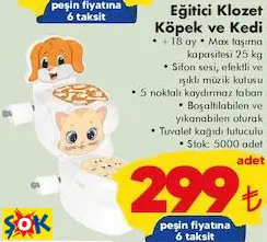 EĞİTİCİ KLOZET KÖPEK VE KEDİ
